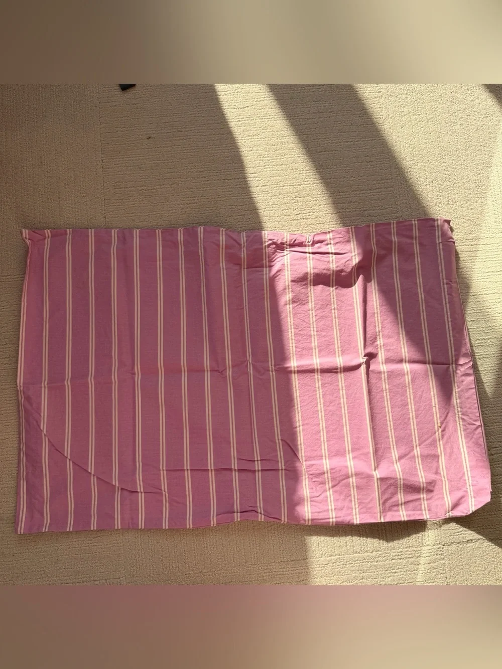 Tekla Striped Pink Pillowcase Set 2x
